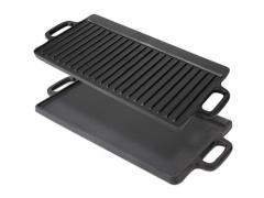 46cm Pre-seasoned Reversible Cast Iron Griddle Plate