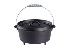 4.5QT Pre-Seasoned 3-Legged Cast Iron Dutch Oven