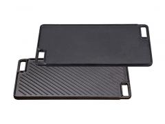 46x26cm Pre-seasoned Reversible Cast Iron Griddle Plate
